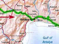 Podrobn� automapa Turecka